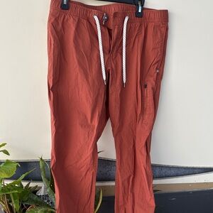 Vuori Men's Burnt Orange Joggers